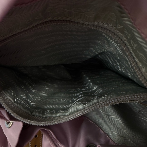 Prada Vintage Lavender Back Pack. Excellent Condition. 100% Authentic. main image 11